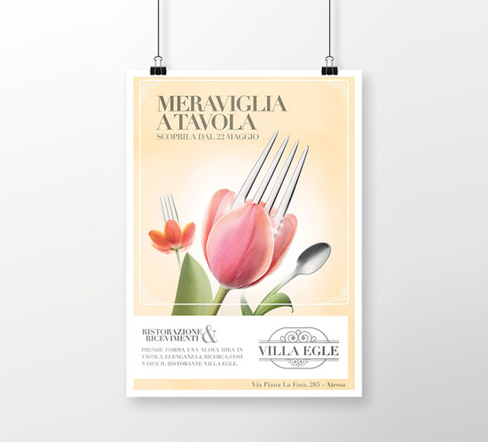 Adv Villa Egle kreattivamente